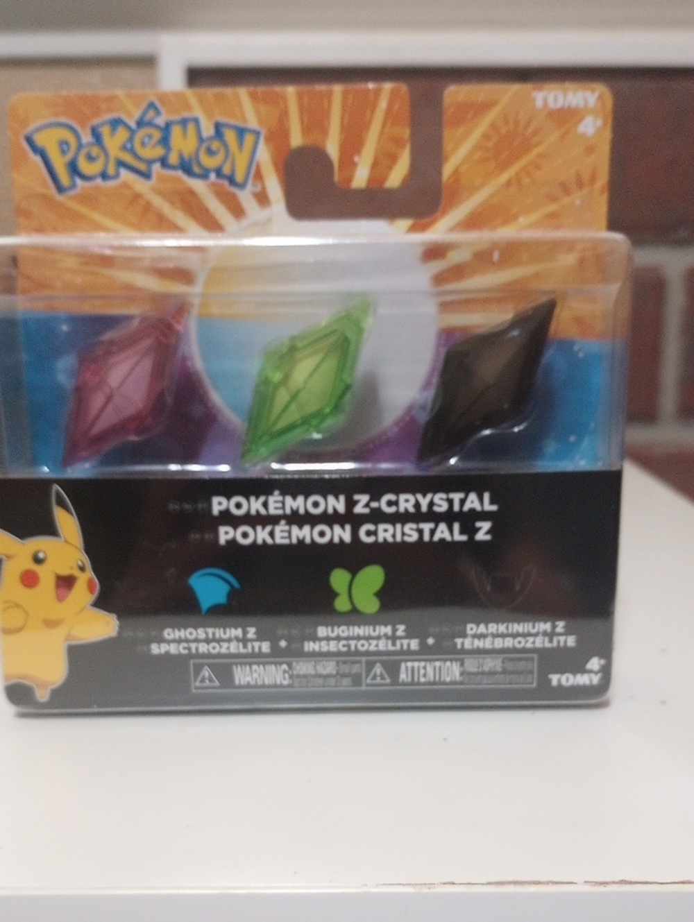 Pokemon Z-Crystal Set - Pink, Green, Black
